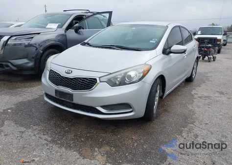 2016 Kia Forte Lx из США, поврежденный, VIN KNAFK4A62G5606599